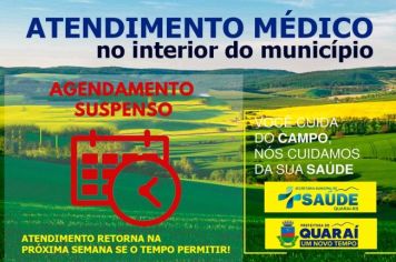 ATENDIMENTO NO INTERIOR DO MUNICÍPIO