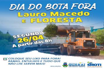 Dia do bota fora da Vila Floresta e Lauro Macedo.