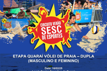 ETAPA QUARAÍ DE VÔLEI DE PRAIA