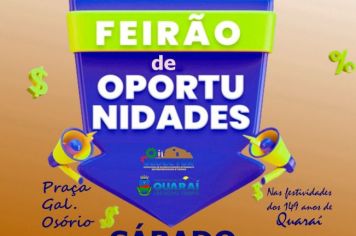 Feirão de oportunidades!