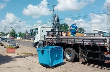 HIGIENIZAÇÃO DOS CONTÊINERES