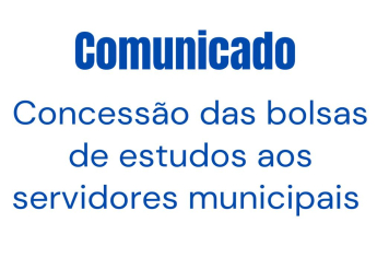 COMUNICADO AOS SERVIDORES MUNICIPAIS