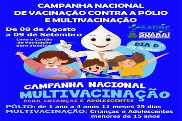 Campanha Nacional de Multivacinação.