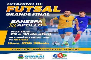 Grande final do Futsal.