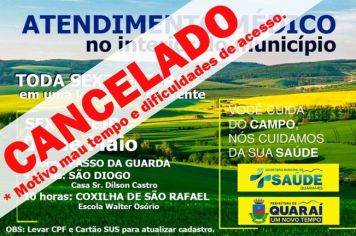 CANCELADO -  SAÚDE NO CAMPO