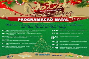 Programação de Natal.