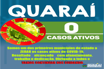 Quaraí Zera Covid19.