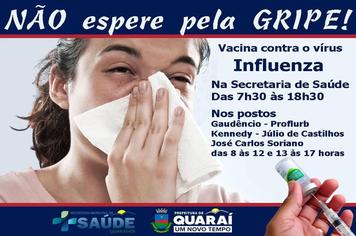 Vacina contra o vírus INFLUENZA.